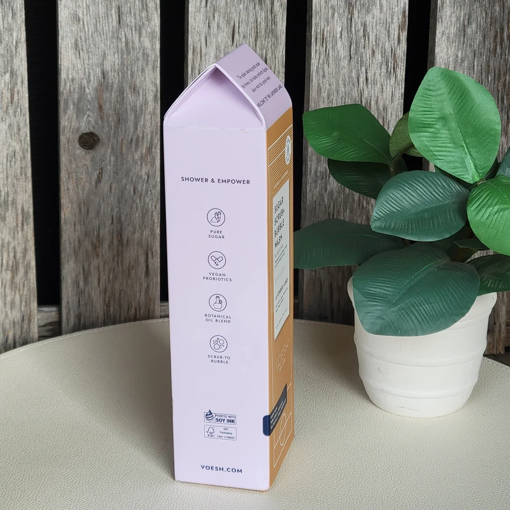 Voesh Lavender Land Sugar Scrub & Bubble Wash